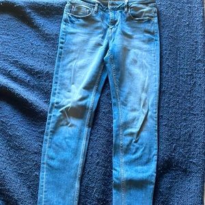 casual denim blue jeans